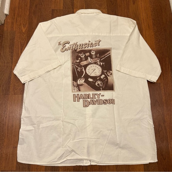 Vintage Harley Davidson button down shirt - Picture 2 of 3